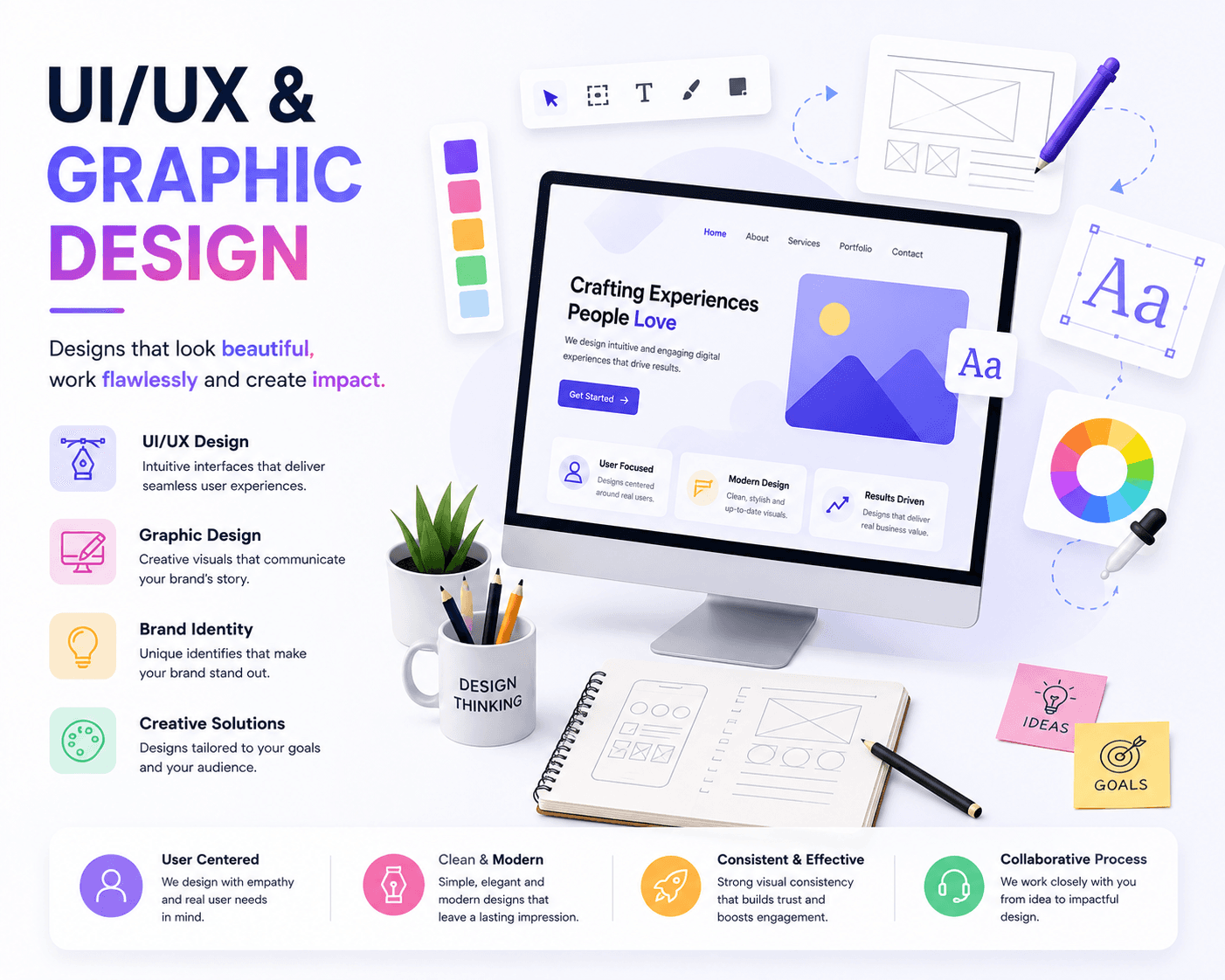 UI/UX & Graphic Design