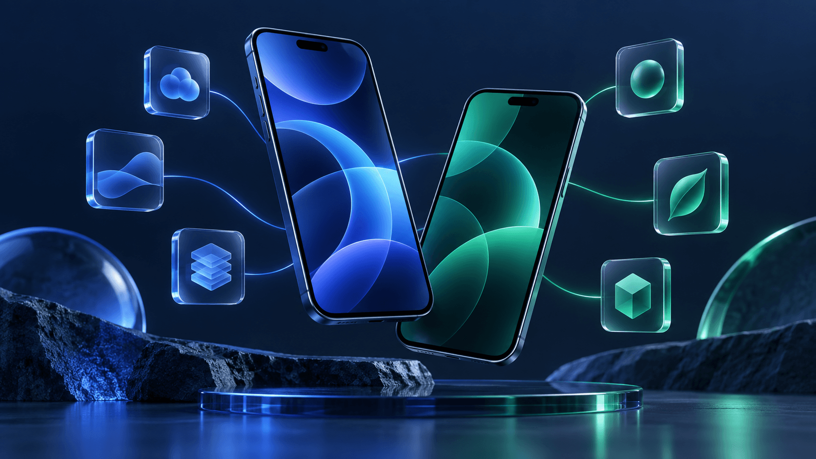 Mobile conceptual illustration