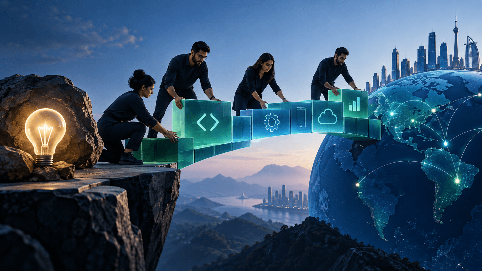 Web Dev conceptual illustration