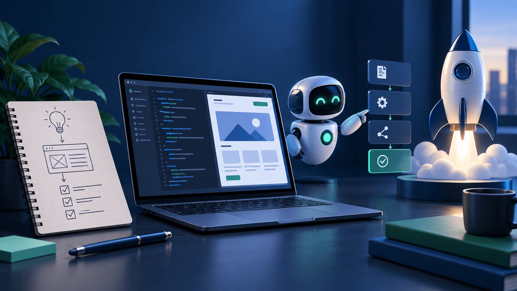 Web Dev conceptual illustration